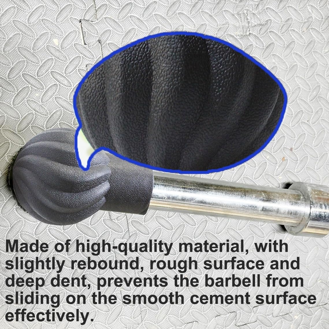 image:imageLandmine Attachment for Barbell 124lbs510g Thick T Bar Row Attachment Fits 2 Inch Olympic Bars Durable Barbell Landmine Attachment for Push Row Spin Split Squats Workout Home Gym Equipment