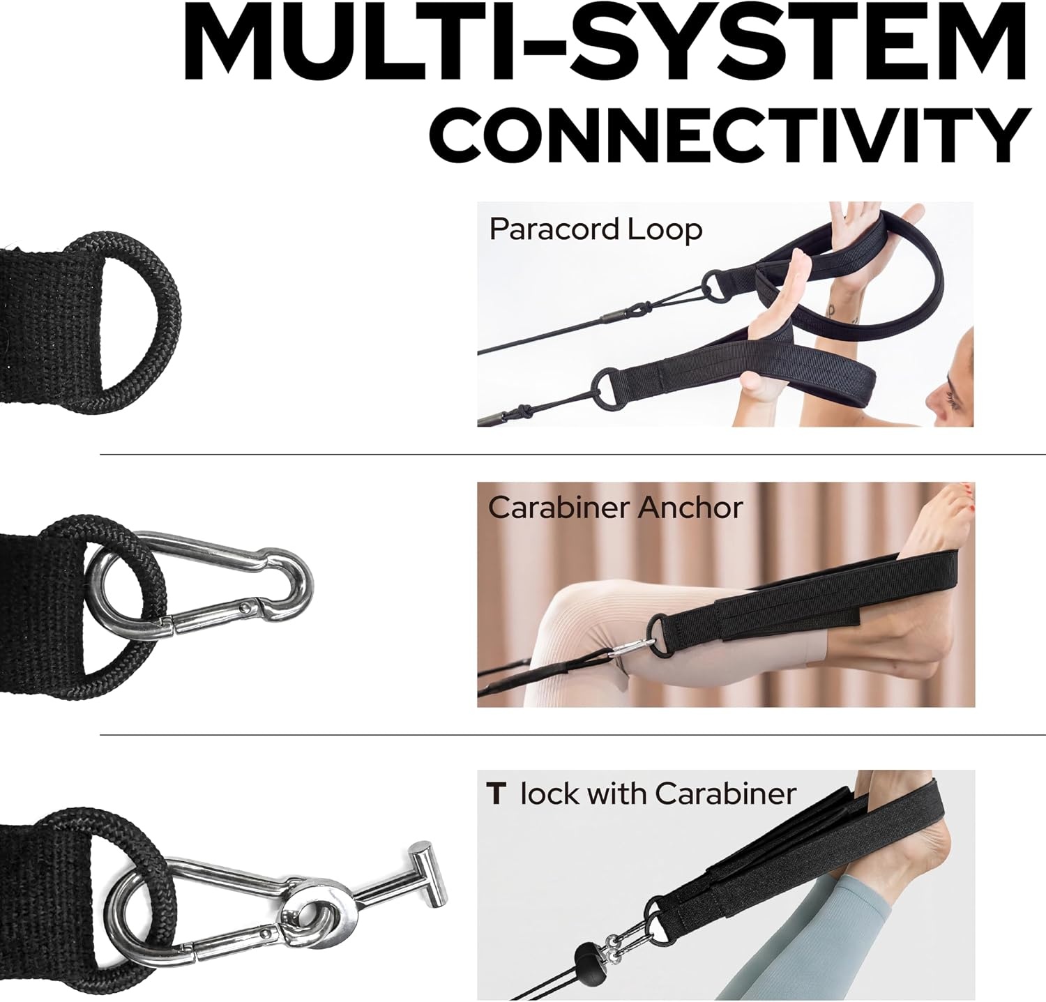 image:imagePilates Loops Compatible with Tonal Smart Home GymBlack