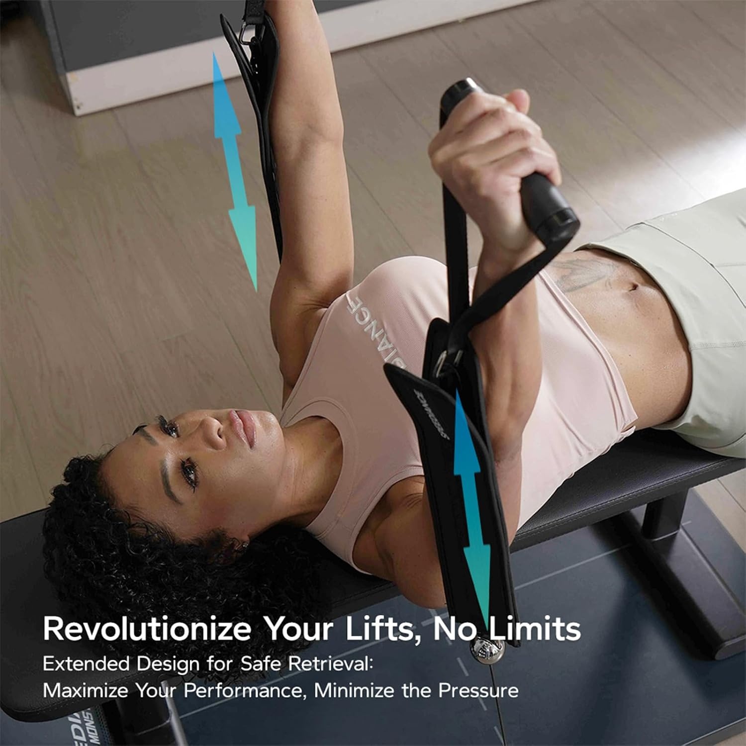 image:imageSpeediance Extender Straps Attachments Black Machine Accessories for Speediance Gym Monster Home Gym Extender Straps Extension Straps for Cable Attachments Pulley Machines Pullups Triceps Rows