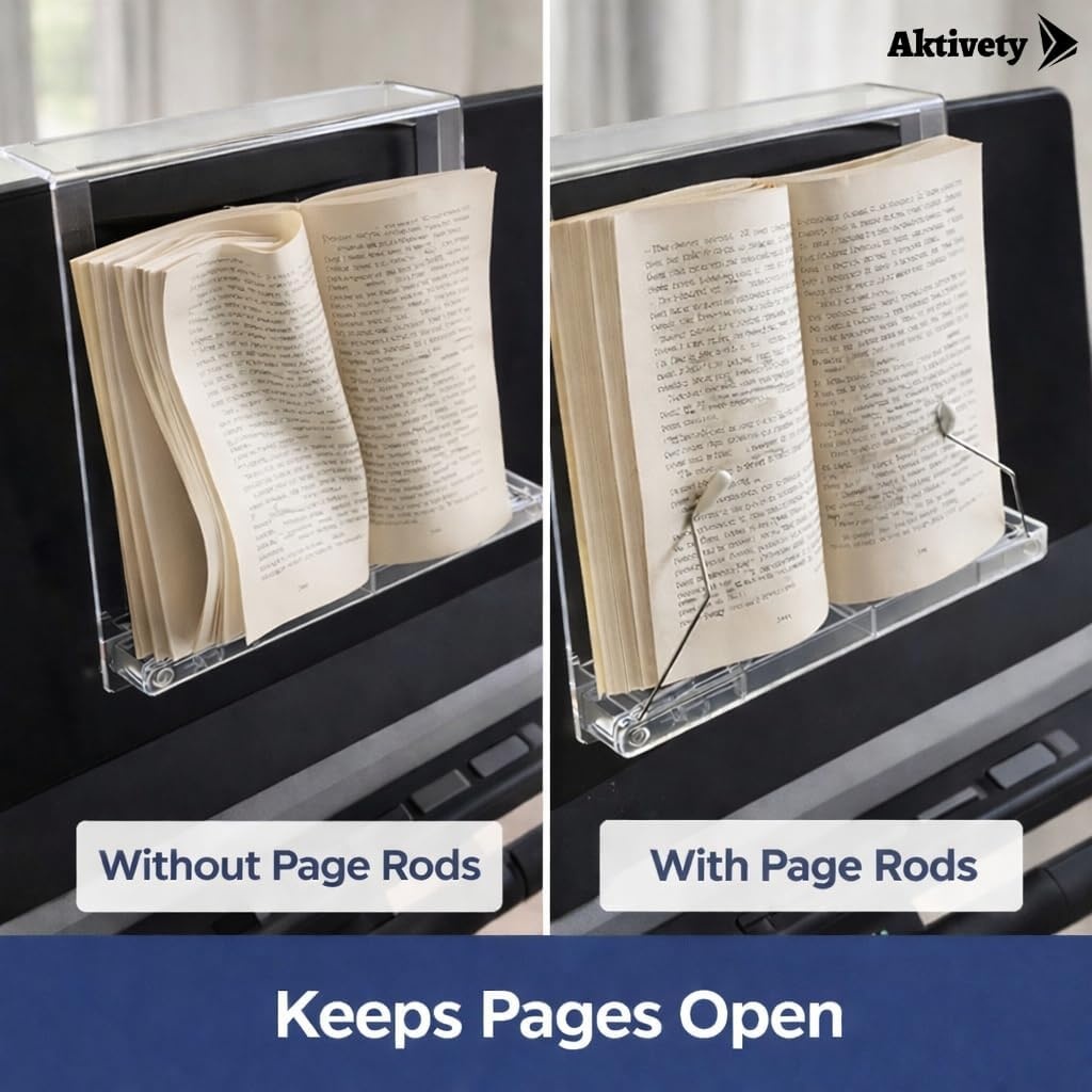 image:imageUniversal Treadmill Book Holder Reading Rack Clear Acrylic