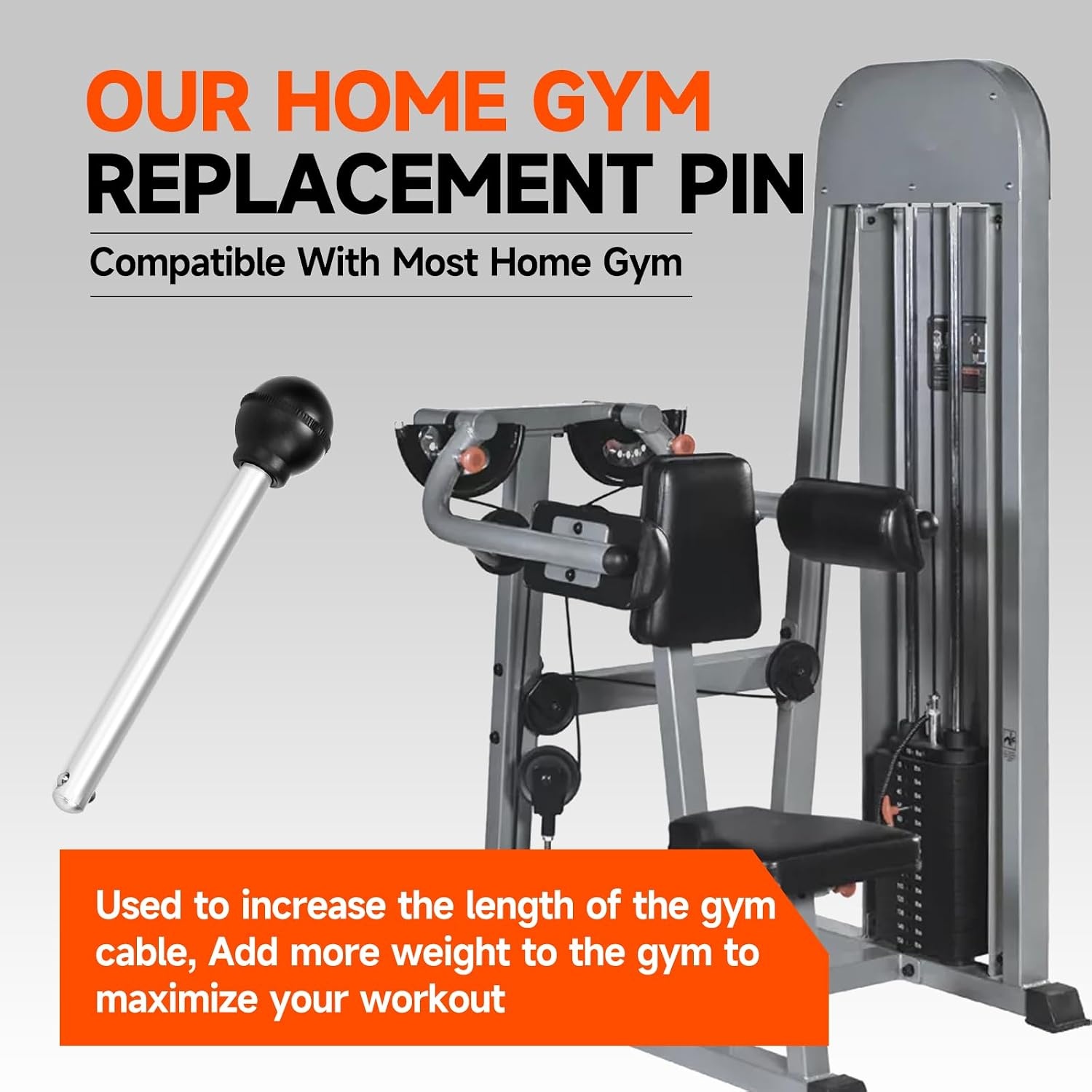image:imageWeight Stack Pin Gym Pin Heavy Duty Replacement Weight Machine Pin