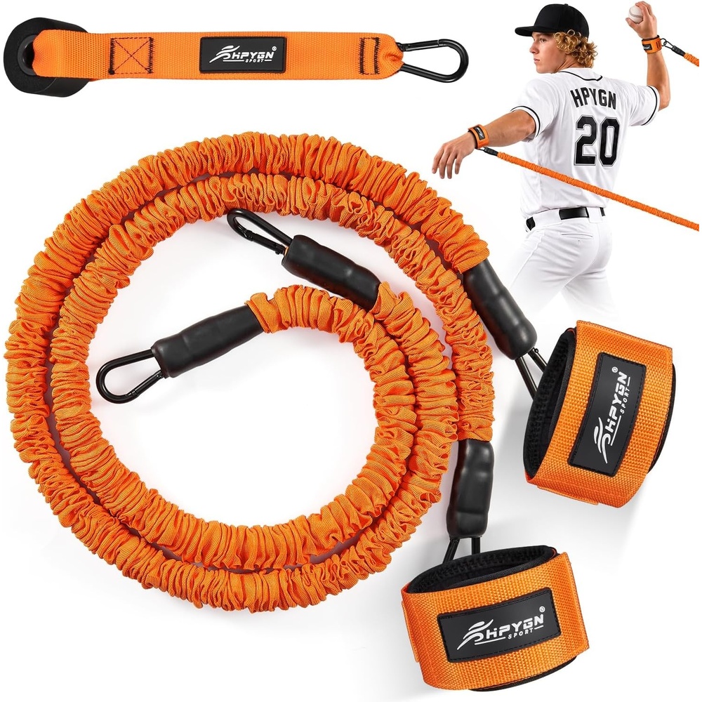 image:imageBaseball Bands 50lbs 100lbs Arm Bands for Baseball Softball Pitchers Youth amp Adult Athletes Improve Pitching Batting Arm Strength Flexibility Rotational Speed Baseball Training Accessories100LBS