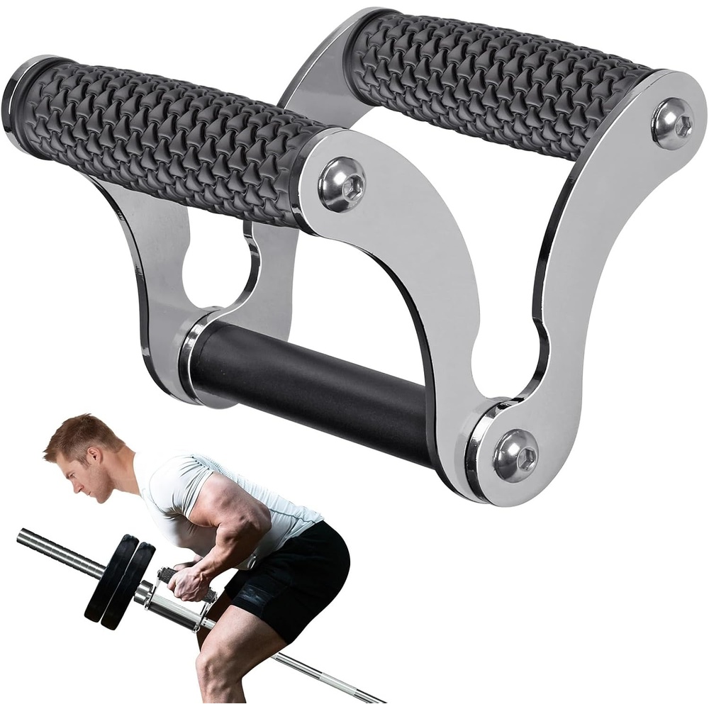 image:imageSELEWARE V amp T Bar Row Attachment for 2 Inch Olympic BarsA V Bar