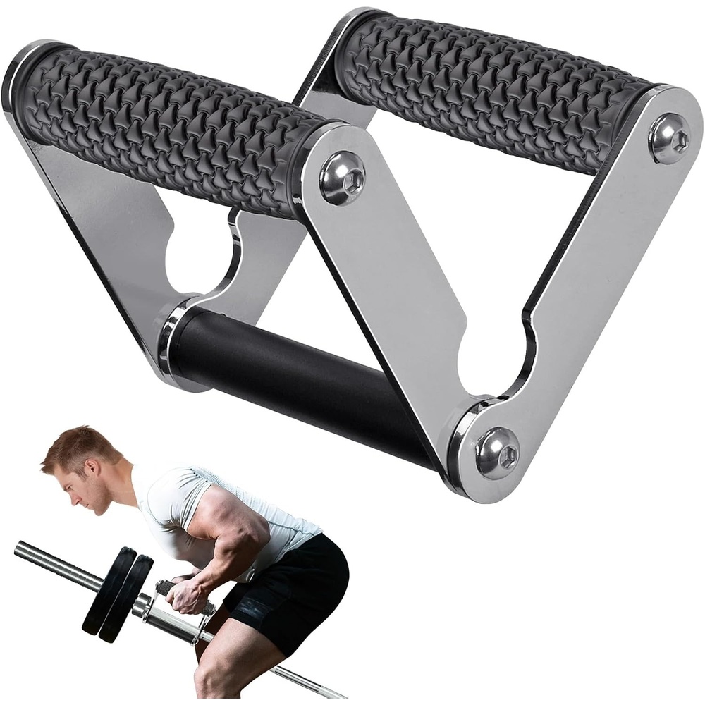 image:imageSELEWARE V amp T Bar Row Attachment for 2 Inch Olympic BarsB V Bar