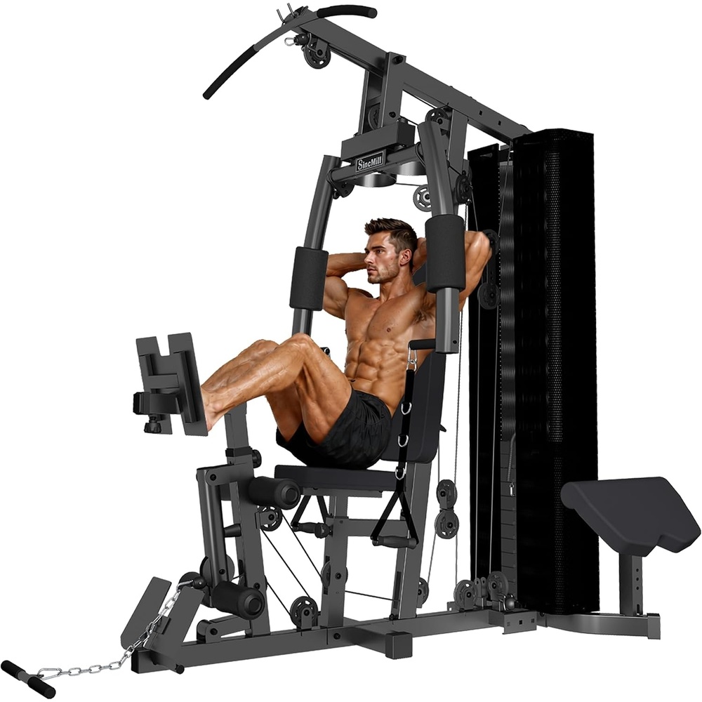 image:imageSincMill Home Gym Multifunctional Full Body Workout Equipment for Home Exercise FitnessSCM1160160LBLimited Time Deal