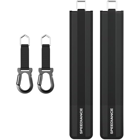 image:imageSpeediance Extender Straps Attachments Black Machine Accessories for Speediance Gym Monster Home Gym Extender Straps Extension Straps for Cable Attachments Pulley Machines Pullups Triceps Rows