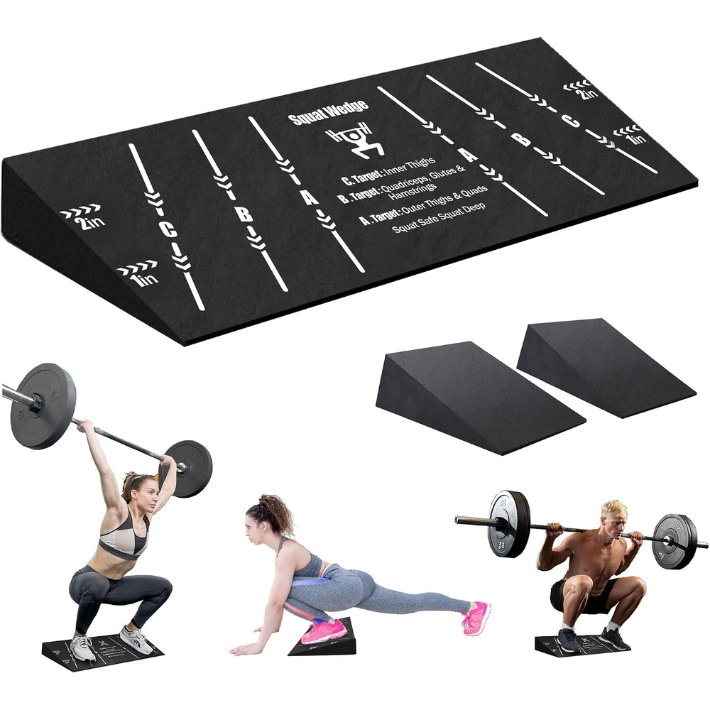 image:imageSquat Wedge Block One Piece Heel Elevated Board for Lower Body Workout3Pcs 1L2S