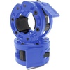 Clout Fitness Olympic Barbell Clamps Collars Quick Release Pair of Locking Weight Clips Fit 2 Inch Barbell for Weightlifting(Blue)