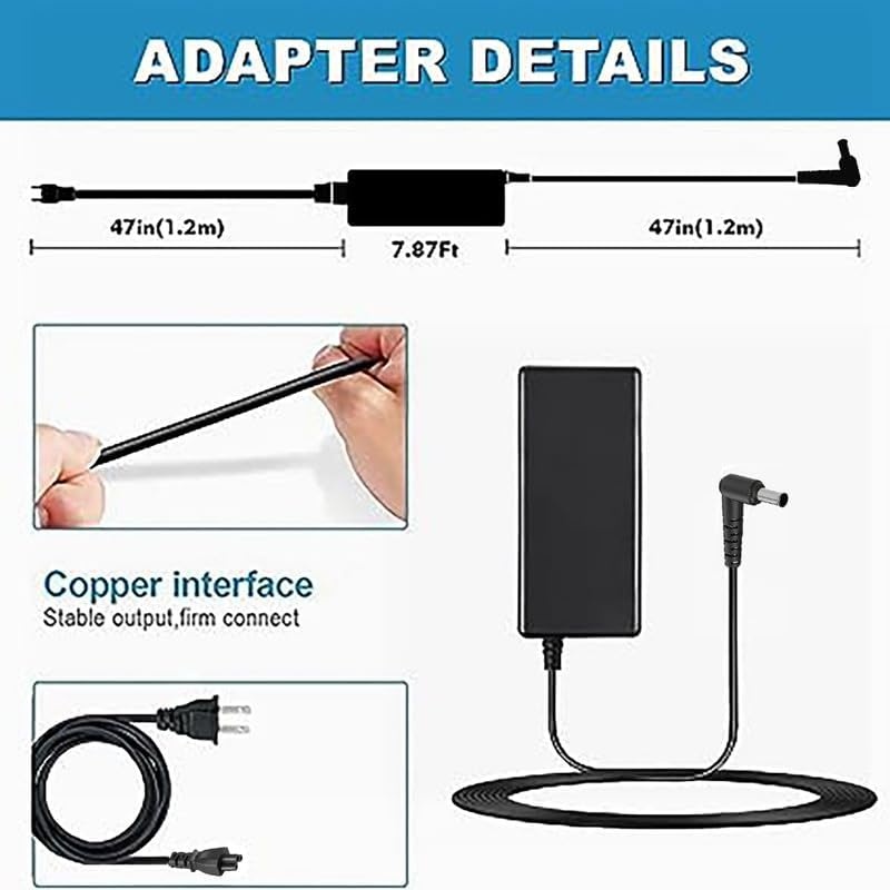 image:image195v 462a 90w Adapter Compatible with HP Pavilion 15aw027no Y0B56EA Power Supply Cord