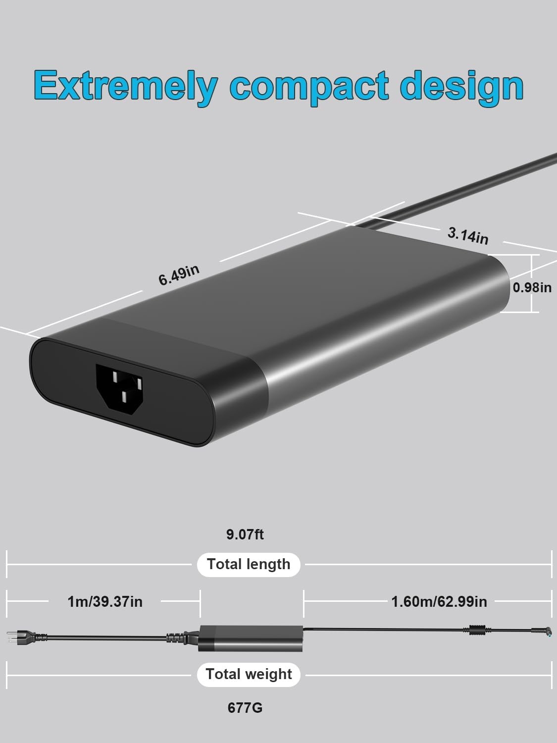 image:image200W Laptop Charger Compatible with HP Omen 15 16 17 Victus 15 16 ZBook Studio Power Fury Create G11 G10 G9 G8 G7 ZBook 15 17 Envy amp Pavilion Gaming 15 16 17 Laptop Power Adapter