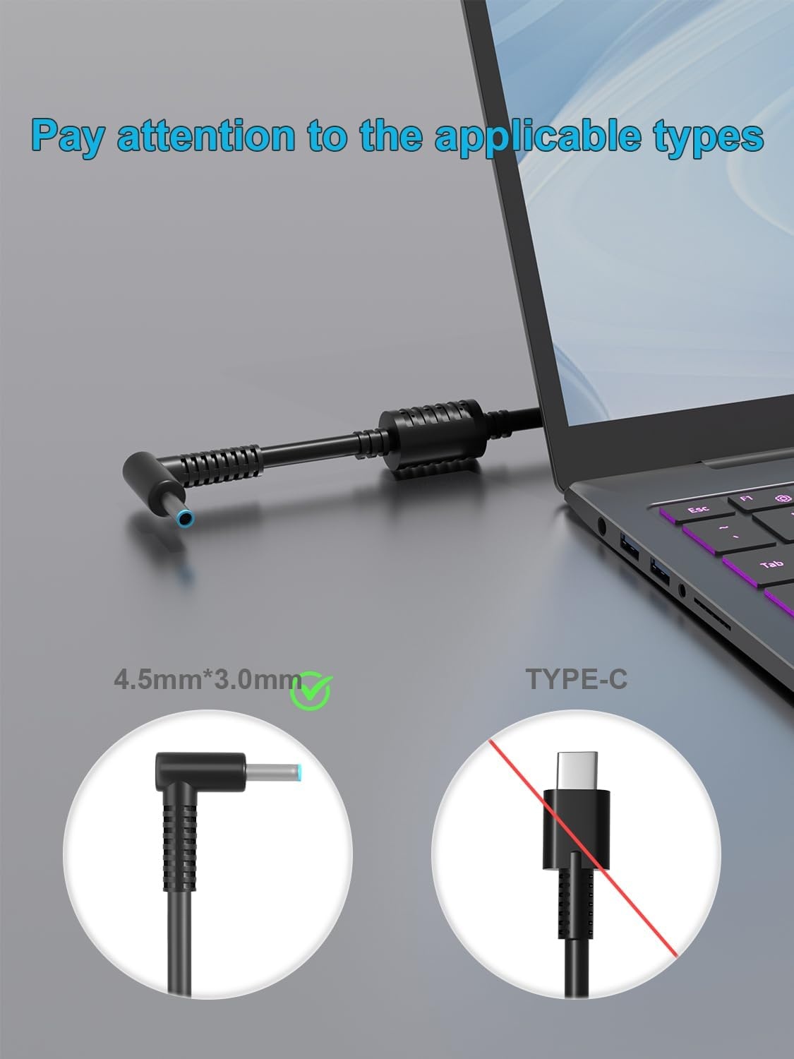 image:image200W Laptop Charger Compatible with HP Omen 15 16 17 Victus 15 16 ZBook Studio Power Fury Create G11 G10 G9 G8 G7 ZBook 15 17 Envy amp Pavilion Gaming 15 16 17 Laptop Power Adapter