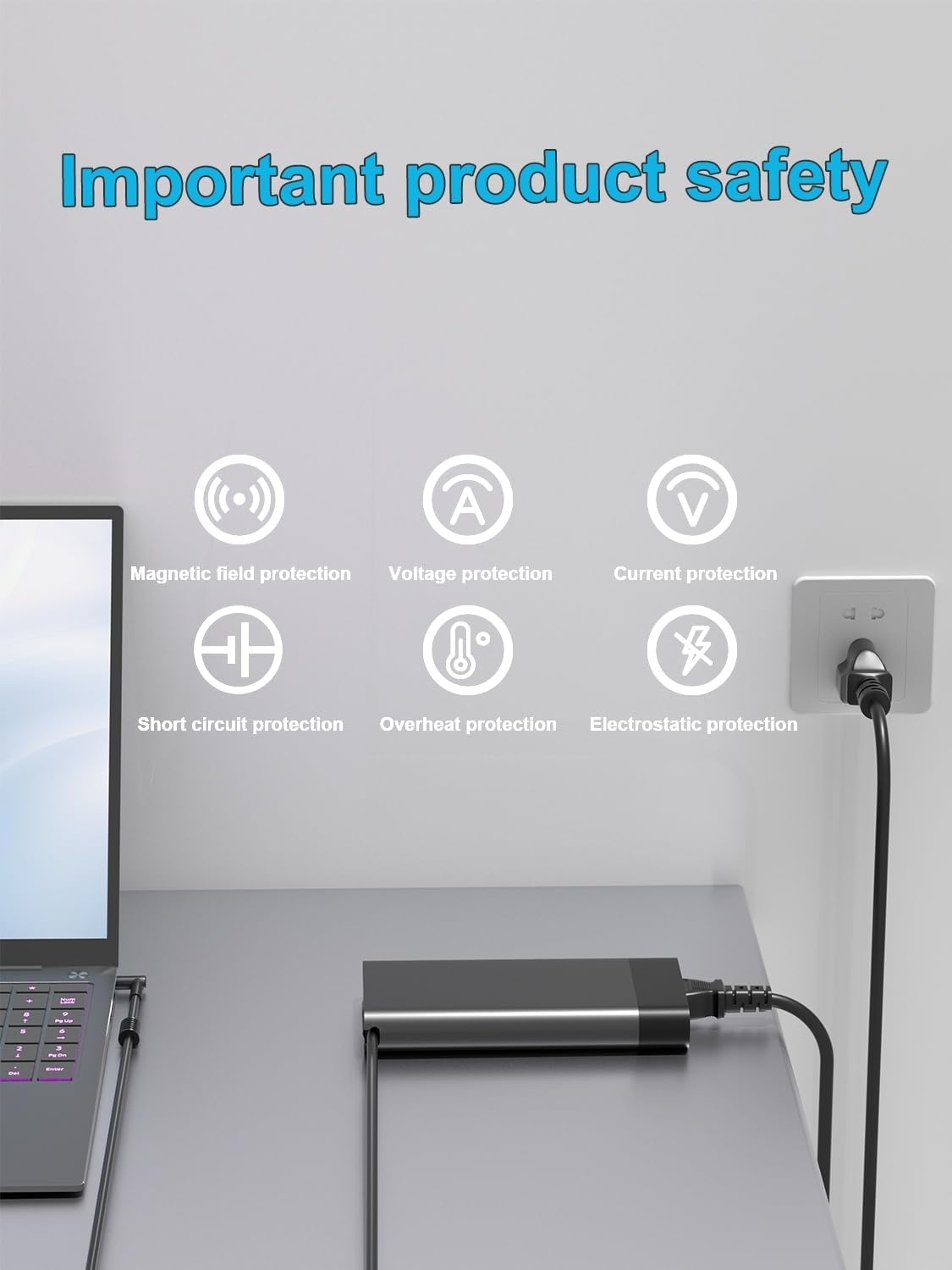 image:image200W Laptop Charger Compatible with HP Omen 15 16 17 Victus 15 16 ZBook Studio Power Fury Create G11 G10 G9 G8 G7 ZBook 15 17 Envy amp Pavilion Gaming 15 16 17 Laptop Power Adapter