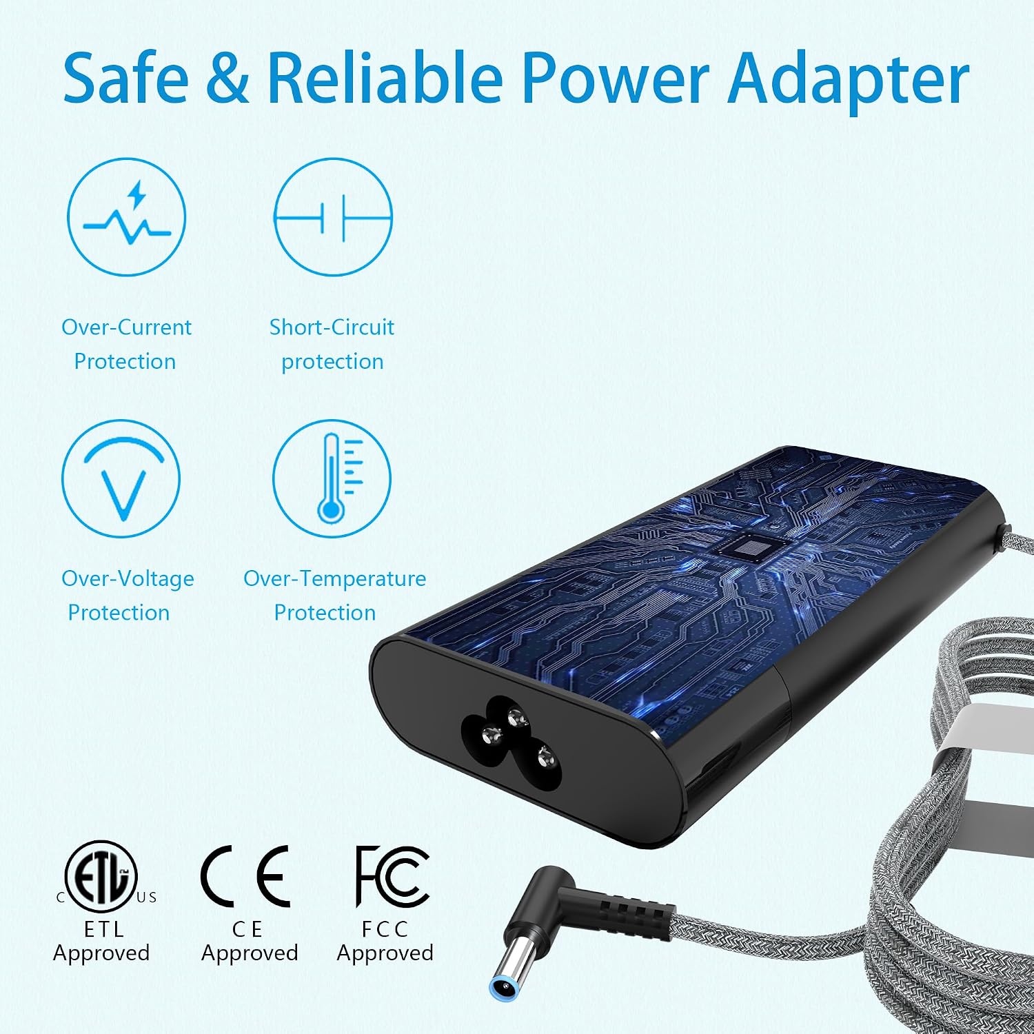 image:image200W Laptop Charger for HP Omen Pavilion Gaming 15 16 17 Victus 15 16 ZBook 15 17 Fury Create Studio Envy 15 2020TPNDA10 L00818850 L00895003 Gaming Laptop Power Adapter Supply AC Adapter64311in