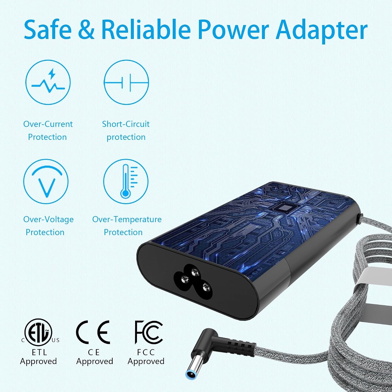 image:image200W Laptop Charger for HP Omen Pavilion Gaming 15 16 17 Victus 15 16 ZBook 15 17 Fury Create Studio Envy 15 2020TPNDA10 L00818850 L00895003 Gaming Laptop Power Adapter Supply AC Adapter372108in