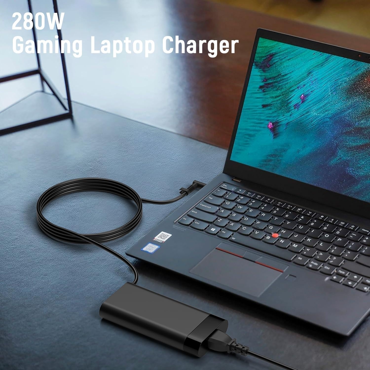 image:image280W 20V 14A 45 30MM AC Laptop Charger Compatible with HP ZBook Fury
