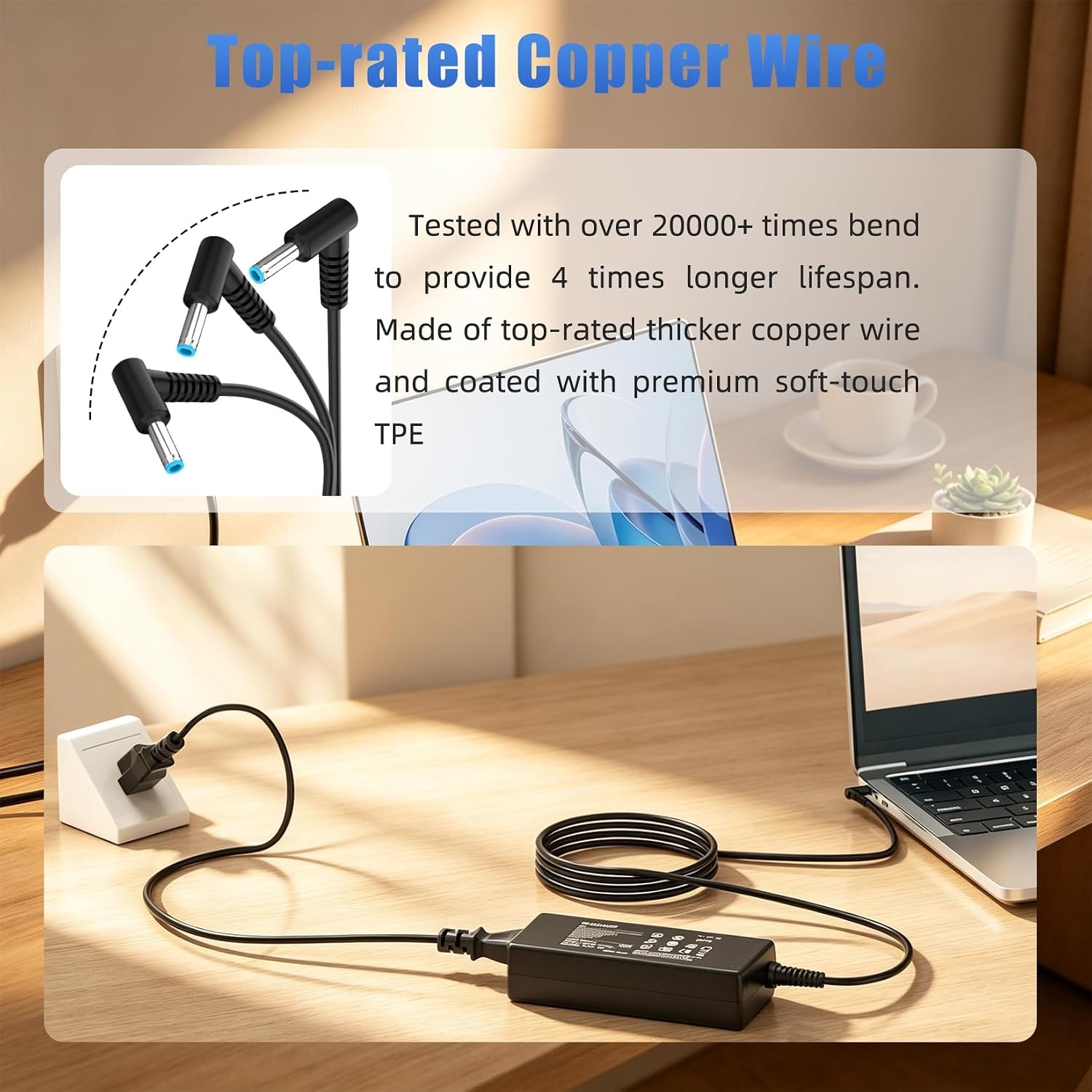 image:image65W 45W Laptop Charger Fit for HP Model 15 15dy 15dq 15da 15db 15dw 15f 15ab 15ac 15af 15an 15au 15aw 15ay 15dy5033dx 15dy2xxx 15dy1xxx 15dy2073dx 15dy2702dx