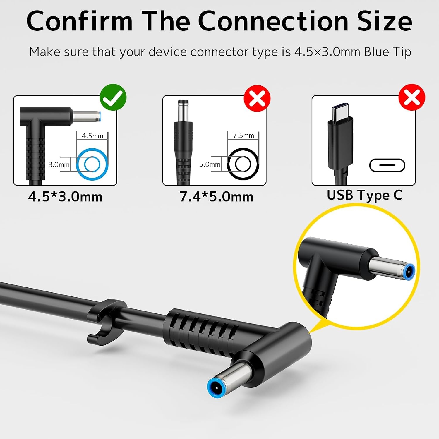 image:imageAC Adapter 230W Fit for HP Omen Victus Pavilion Zbook Gaming Laptop ChargerDark