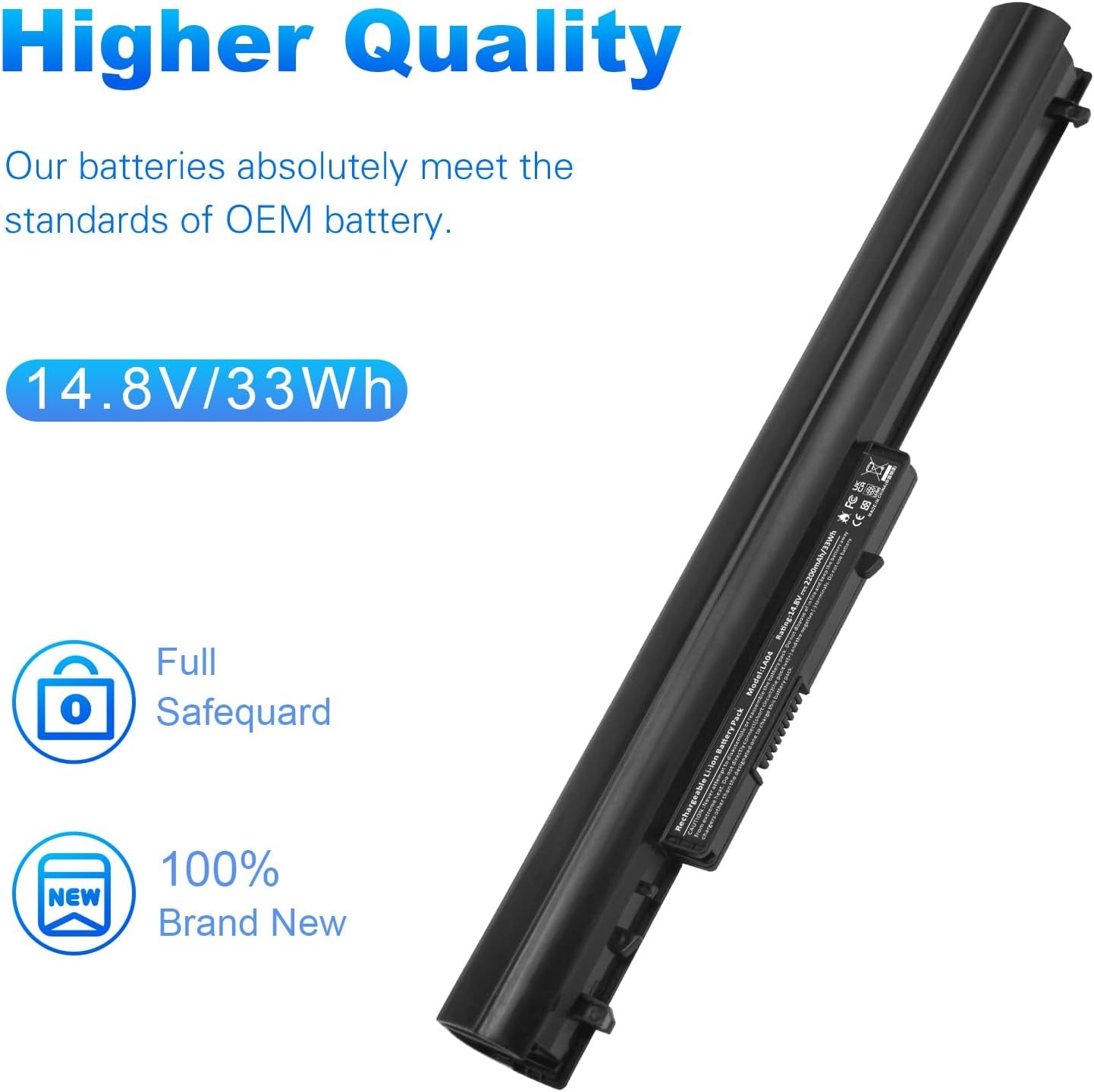 image:imageFancy Buying LA04 Laptop Battery for HP Spare 151272WM 752237001 728460001 776622001