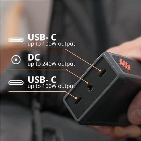 image:imageSlimQ 240W GaN Charger Bundle for HP Omen and Victus Gaming Laptops Includes F240 DC Charger and HP Adapter Tip Compact Replacement Power Adapter with 2 USBC Ports for Travel and Office