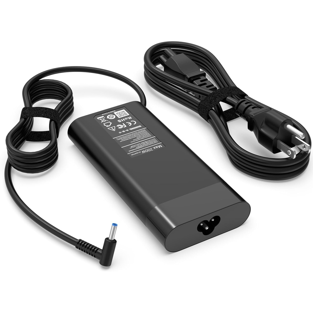 image:image200W Laptop Charger Compatible with HP Zbook Fury G1i 18 Mobile Workstation Fury 16 G11 Mobile Workstation PC AC Adapter Power Supply