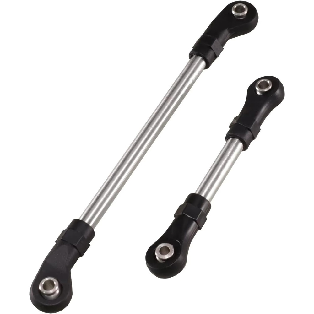 image:imageRC Spare Part Compatible with MJX for Hyper Go H12Y 112 RC Car Upgrade Parts Accessories Steering Rod Nylon Ball Head Stainless Steel Rod