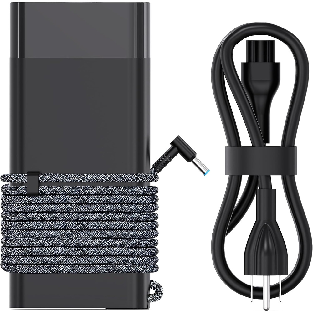 image:image200W AC Adapter Laptop Charger Compatible with HP Omen Pavilion 15 16 17 15t 17t Gaming LaptopZBook 15 15u Fury Studio Power G3 G4 G5 G6 G7 G8 Mobile Workstation Slim Charger