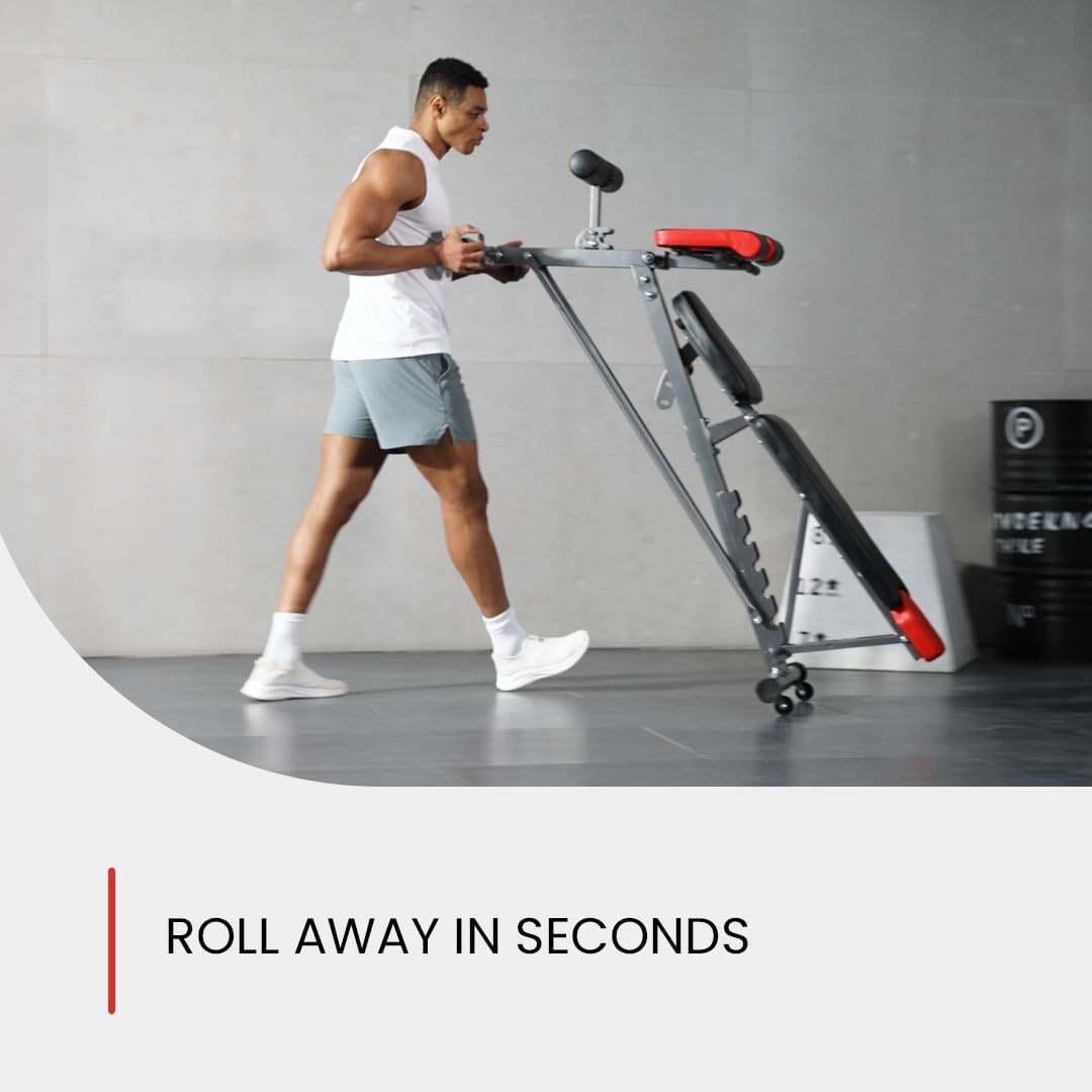 image:imageFiner Form MultiFunctional Adjustable FID Weight Bench and Roman Chair