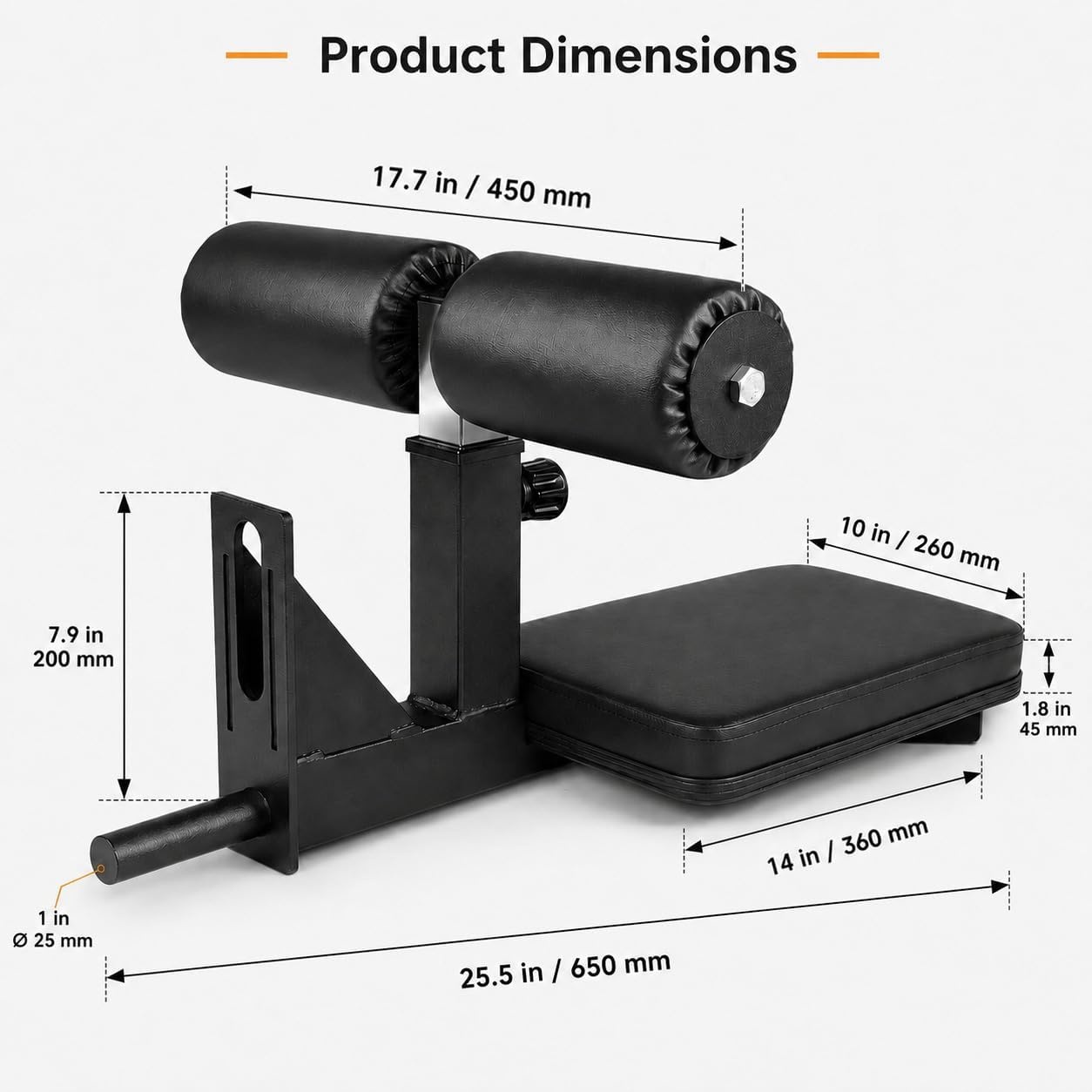 image:imageLat Pulldown Seat Attachment 4Level Height Adjustment for Home Gym