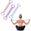 Resistance Bands with Handles 3 Pack, Silicone Exercise Bands for Home Gym(Pink   Blue   Purple)